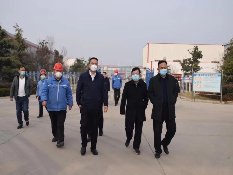 肥城市委副书记、代市长范长征到公司走访调研