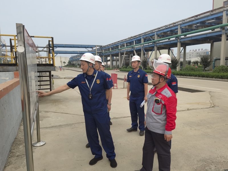 泰安市消防支队来公司检查指导消防工作